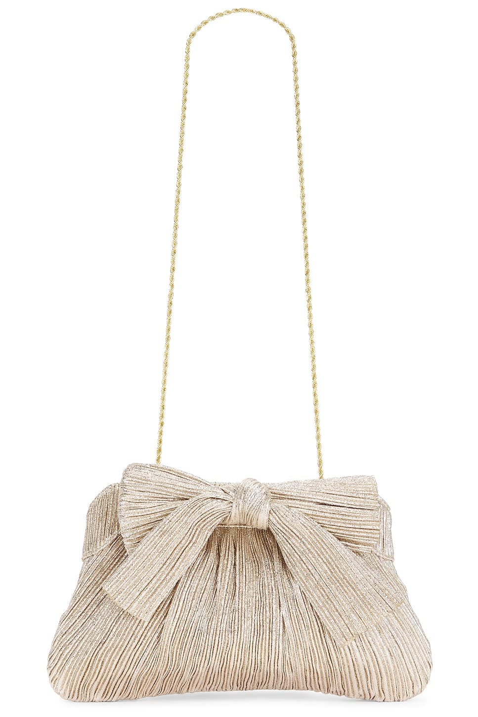 Loeffler Randall — КЛАТЧ С ПЛИССИРОВАННЫМ БАНТОМ RAYNE